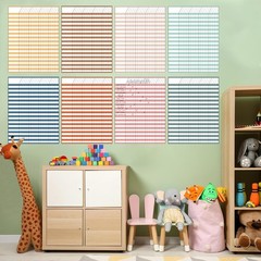 10Pack Boho Dry Erase Incentive Chart 17″ x13″ Multi-Color Classroom Laminate…