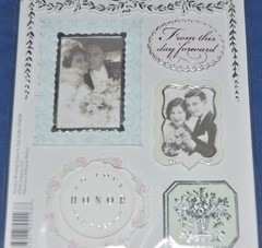 K&Company Brenda Walton BRENDA’S WEDDING FRAMES & TAGS 3D Stickers SEALED