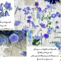 40pcs/set Natural Flower Sticker for Scrapbooking,Self-Adhesive Scrapbooking diy