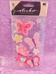 Girls Night Scrapbooking LOT of 6 Wine Party Crown Lipstick Flirt Embellishments