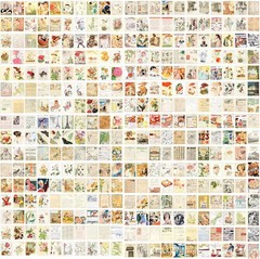 Junk Journal Vintage DIY Material Paper Journaling Supplies 400Pcs