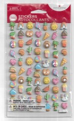 144 AMERICAN GREETINGS FOOD STICKERS