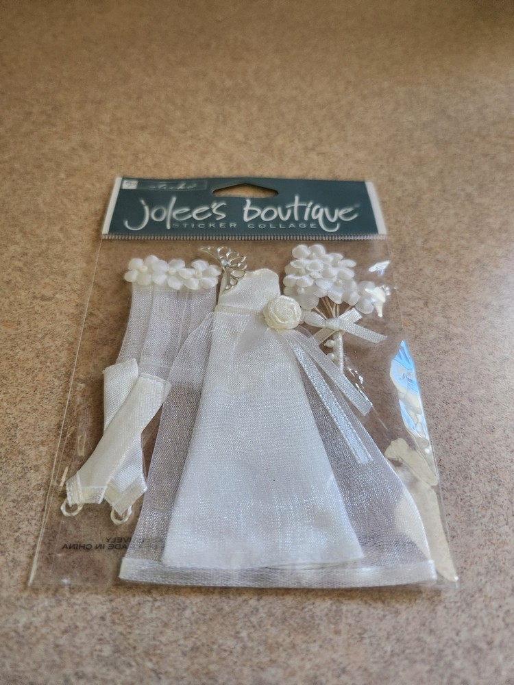 Jolee’s Boutique~Wedding Dress~Rare Dimensional Stickers