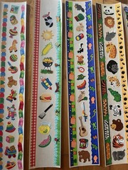 **RARE** SCRAPBOOK BORDER LOT Sandylion Stickers – 1990s, Vtg
