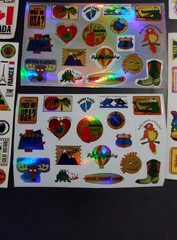 Vintage – Stickers – Variety – some missing as shown – comes as a set as shown