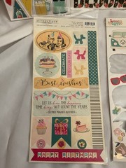 4 Pkgs Chipboard Accents Phrases Scrapbook AND 1 Sticker ~ NEW ~ Various Brands
