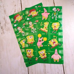 Vintage 2003 Nickelodeon SpongeBob SquarePants Patrick Star Football Stickers
