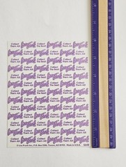 Vtg Lisa Frank Stickers S648 Alphabet Full Sheet Art Letters