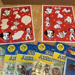 Lot of 29 SEALED Sticker Packages Hallmark Heartline Snoopy Holiday Hello Kitty