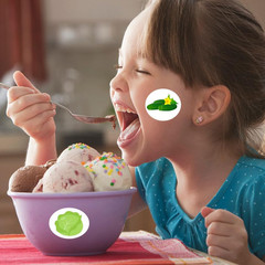 600 Pcs 1.5 Inch Cute Vegetable Stickers for Kids Birthday Party Rewards