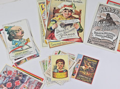 Scrap Victorian Advertising 50 Piece Craft Paper Scrapbooking Vintage Material