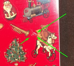 Vintage Christmas Stickers 1980s Forget me Not American Greetings Antique TOYS!