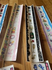 **RARE** SCRAPBOOK BORDER LOT Sandylion Stickers – 1990s, Vtg
