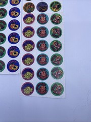Vintage Stickers Scratch N Sniff Gordy Pine Popcorn Coconut 104 Stickers