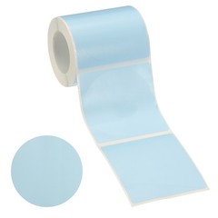 140 Pcs Thermal Sticker Paper, 2×2″ Round Thermal Printer Label, Blue