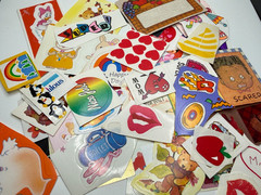 Mystery Grab Bag Vintage Sticker lot 50+ mods – FREE SHIP!