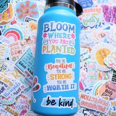 300PCS Affirmation Stickers, Holographic Motivational Sticker Pack, Positive Jou