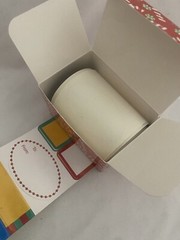 Vintage Roll Of Christmas Gift Tag Stickers. Unknown Number Of Stickers On Roll