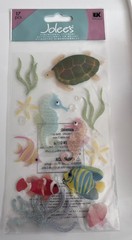 Jolee’s Dimensional Stickers – Beach Vacation Pool Tropical Theme – You Choose