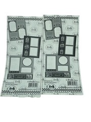 Paris France/England Paper Travel Stamp Stickers New!!