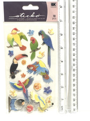 Various themes of Dimensional/Textured Stickers Scrapbooking.