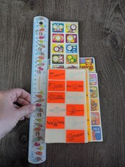 Lot of 30+ Sheets Vintage 80s And 90s Teacher Reward Stickers Teddy Bears Ribbon