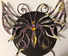 LARGE BUTTERFLY Pre-Made Die-Cuts (3pc)Victorian•Rhinestone•Filagree •Garden•Bug