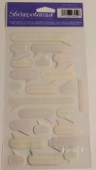 Stickopotamus Multicolor Bubble Words & Phrases Scrapbooking Stickers