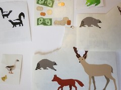 Mrs. Grossman Lot of Vintage Stickers Partials animals, birds, wildlife, frogs