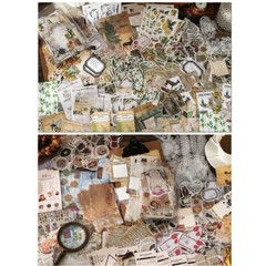 260 Pcs Vintage Ephemera Sticker Pack Junk Journal Scrapbook Supplies Decoupage