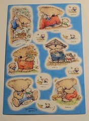 AGC, Inc. Multicolor Bear Scrapbooking Stickers Cartoon Designs