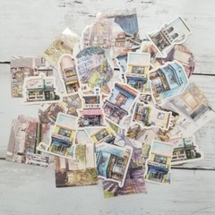Building Stickers Asian Planner Stickers Scrapbooking Stickers Diary Stickers