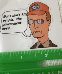 2 Dale Gribble Rusty Shackleford King Of The Hill Decal Water Bottle Sticker