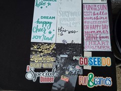 scrapbooking Titles lot 100+ pieces!!!! brand new ephemera!
