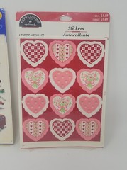 3 Vintage Hallmark Stickers 1990s Made In The USA Thomas & Friends Hearts Reward