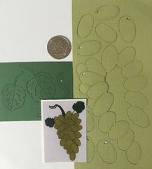 GRAPES Laser Die-Cuts(12pc)Deluxe Cuts Vineyard•Wine•Fruit•Raisin•Stem Scrapbook