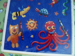 Vintage Hallmark Crayola Stickers 4 Sheets 90s Sealed New Old Stock Pack
