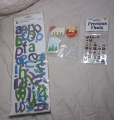 Vintage Scrapbook Sticker & Embellishment Lot 28 Scratch N Sniff EK Jolee Mixed