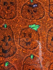Vintage Hallmark Halloween Razzle Dazzle Glitter Sticker Sheet Sealed Original
