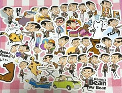 Mr. Bean, 40 pcs, stickers, waterproof, Comedy, from Japan, kawaii