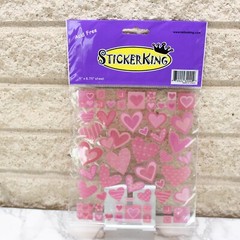 Valentines Hearts Stickers Sticker King 6″ x 6.75″