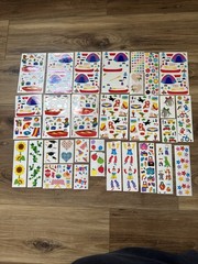 Vintage Rare 80s 90s Giant Mrs Grossman Scrapbook Huge Sticker Lot Of Sheets