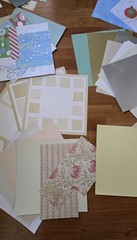 Scrapbook Paper Cardstock Craft Paper Lot Mixed Patterns Colors Junk Journal