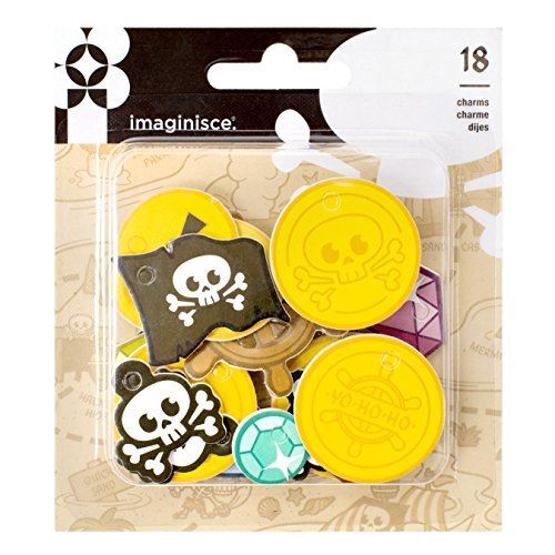 American Crafts Imaginisce Party Me Hearty Foam Charms Pirate