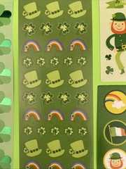🍀 72 + SHAMROCK CLOVER ST PATRICK’S DAY STICKERS & Decals Green Irish Luck 🍀
