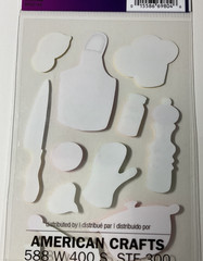 Sticko Cooking Cuisine Stickers EK Success 15ct 2011 Kitchen Planner Scrapbook
