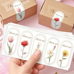 50pcs Happy to See You Stickers for Small Business Packaging & Thank You Seals