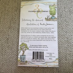 Colorado Craft Company Acrylic Stamps TOPIARIES AND KITTEN cat plants