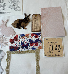 10 Asst + Rabbits Ephemera Supplies For Junk Journal Scrapbooking Card Toppers