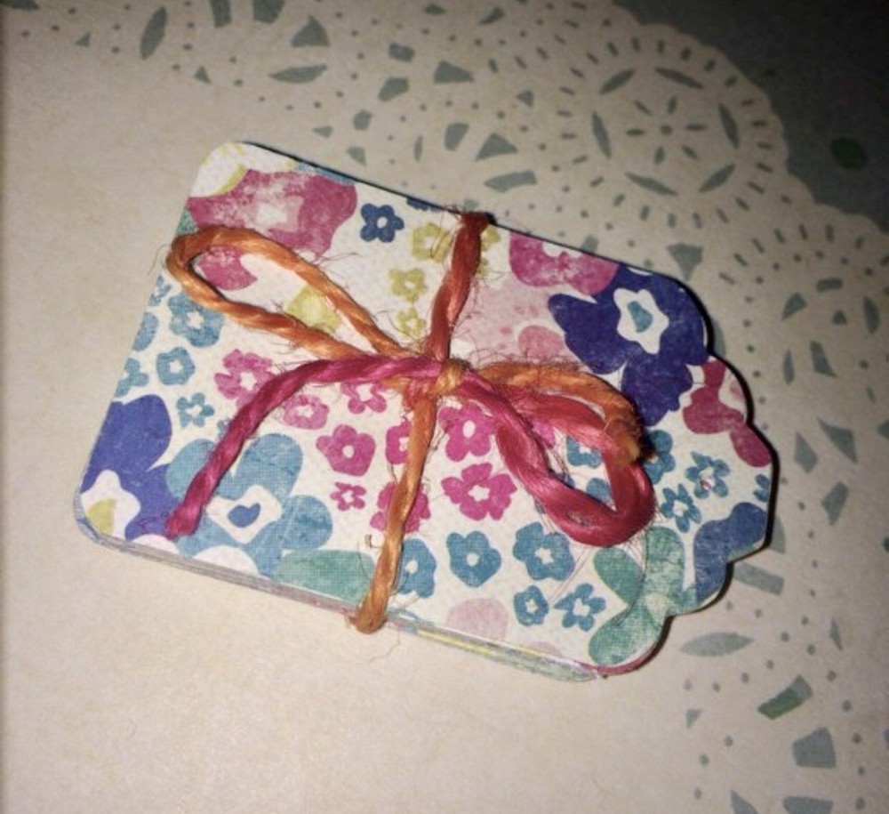 26 Pack – Hand Punched Floral Gift Tags for Crafting, Scrapbooking, Gifts, Etc.